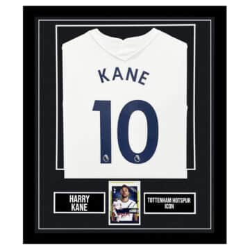 Signed Harry Kane Framed Display – Tottenham Hotspur Icon Shirt