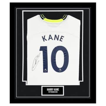 Signed Harry Kane Shirt Framed - Tottenham Hotspur Autograph