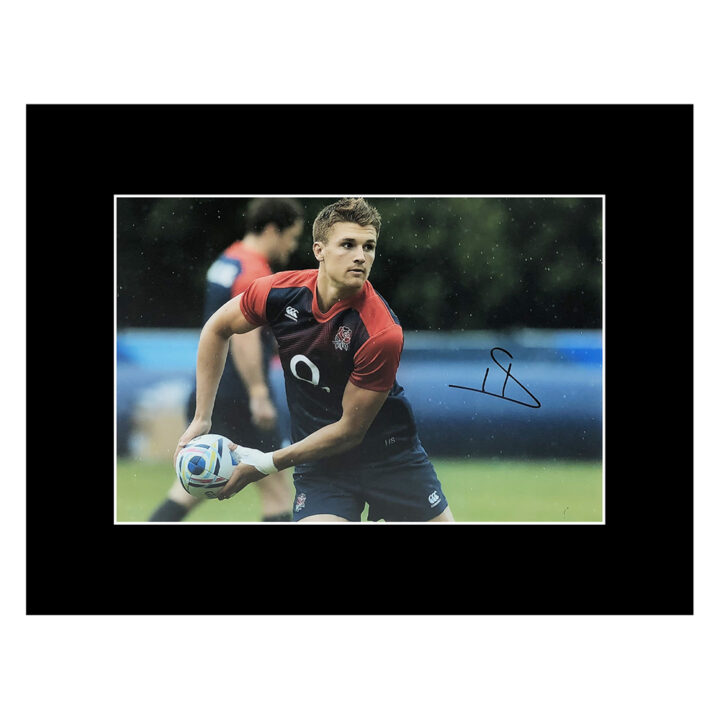 Signed Henry Slade Photo Display 16x12 - England Icon