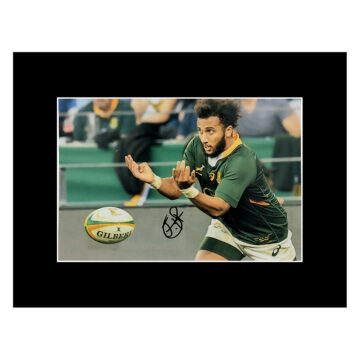 Signed Jaden Hendrikse Photo Display 16x12 - Springboks Icon