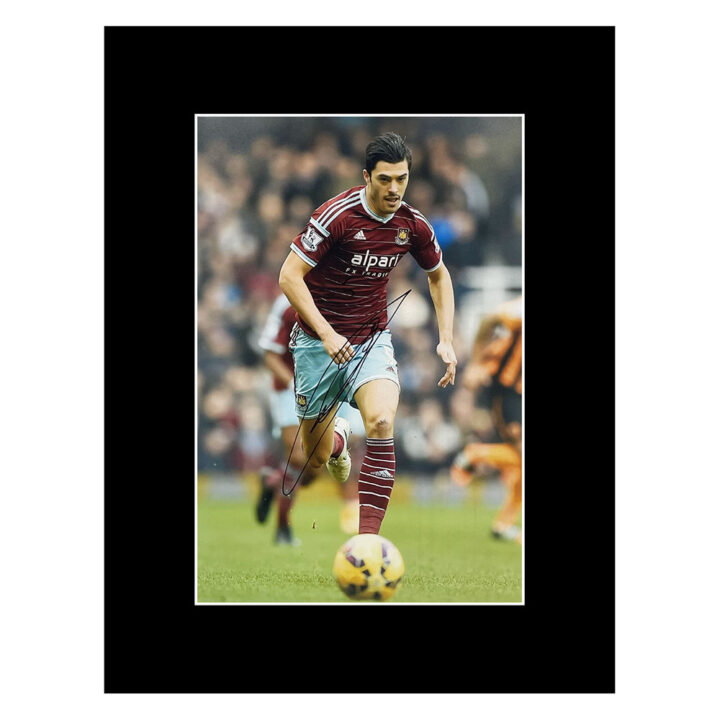 Signed James Tomkins Photo Display 16x12 - West Ham United Icon Autograph