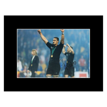 Signed Jerome Kaino Photo Display 16x12 - RWC Champion 2015