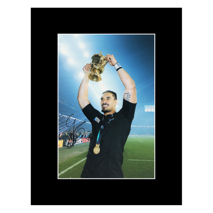 Signed Jerome Kaino Photo Display 16x12 - RWC Winner 2015