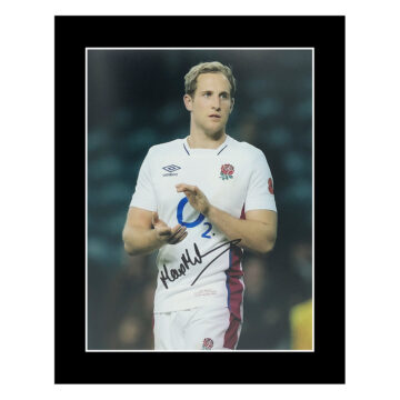 Signed Joe Marchant Photo Display 12x10 - England Rugby Icon Autograph