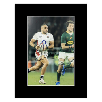 Signed Joe Marchant Photo Display 16x12 - England Rugby Icon