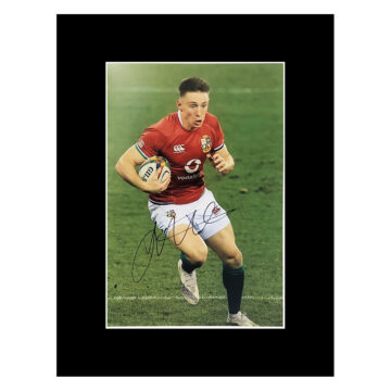 Signed Josh Adams Photo Display 16x12 - British & Irish Lions Autograph