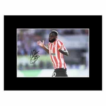 Signed Josh Dasilva Photo Display 16x12 - Brentford Icon