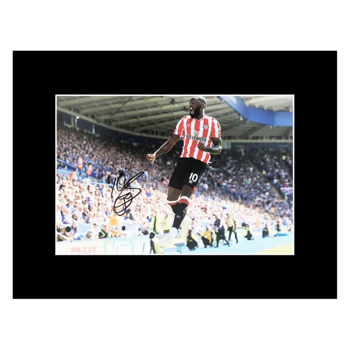 Signed Josh Dasilva Photo Display 16x12 - Brentford Icon Autograph