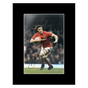 Signed Josh Navidi Photo Display 16x12 - Wales Icon