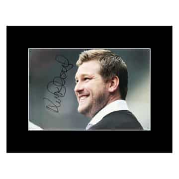 Signed Karl Robinson Photo Display 16x12 - Milton Keynes Dons Icon