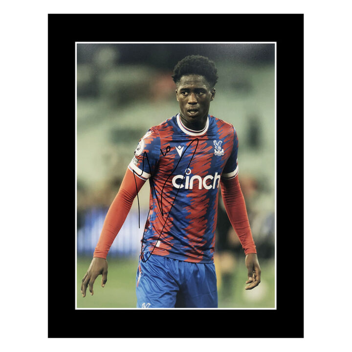 Signed Malcolm Ebiowei Photo Display 12x10 - Crystal Palace Icon