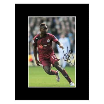 Signed Mapou Yanga-Mbiwa Photo Display 16x12 - Newcastle United Icon