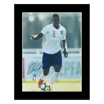 Signed Marc Guehi Photo Display 12x10 - England Icon Autograph