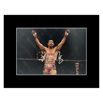 Signed Mark Munoz Photo Display - 16x12 UFC Icon