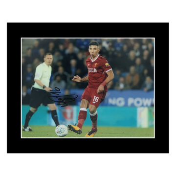 Signed Marko Grujic Photo Display 12x10 - Liverpool Icon