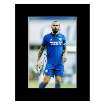 Signed Marlon Pack Photo Display 16x12 - Cardiff City Icon