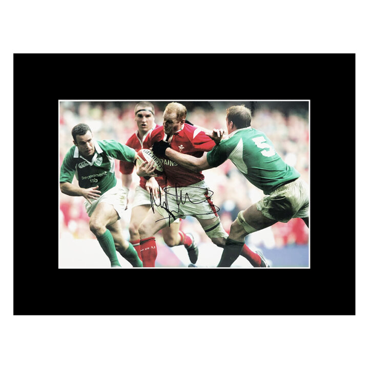 Signed Martyn Williams Photo Display 16x12 - Wales Rugby Icon