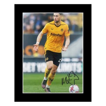 Signed Max Kilman Photo Display 12x10 - Wolves Icon