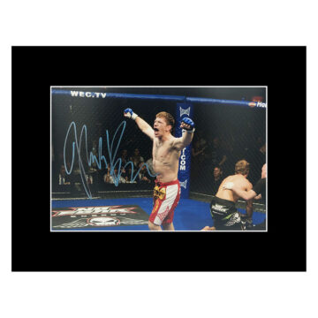 Signed Mike Brown Photo Display - 16x12 UFC Autograph