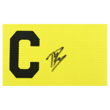 Signed Mikkel Damsgaard Captain Armband - Brentford Icon Autograph