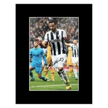 Signed Nacer Chadli Photo Display 16x12 - West Bromwich Albion Autograph