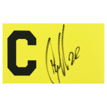 Signed Nathan Collins Captain Armband - Brentford Icon Autograph