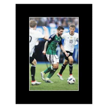 Signed Oliver Norwood Photo Display 16x12 - Northern Ireland Autograph