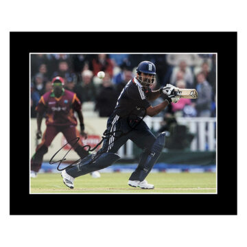 Signed Ravi Bopara Photo Display 12x10 - England Cricket Autograph