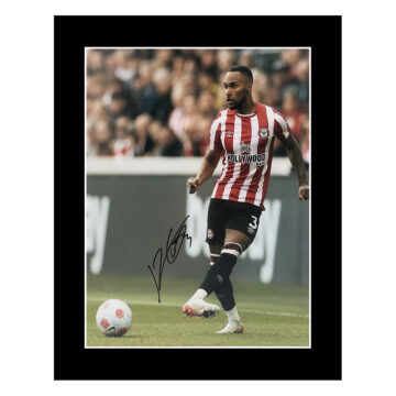 Signed Rico Henry Photo Display 12x10 - Brentford Icon Autograph