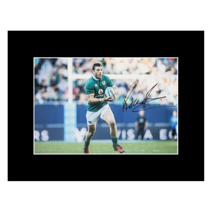 Signed Robbie Henshaw Photo Display 16x12 - Ireland Icon