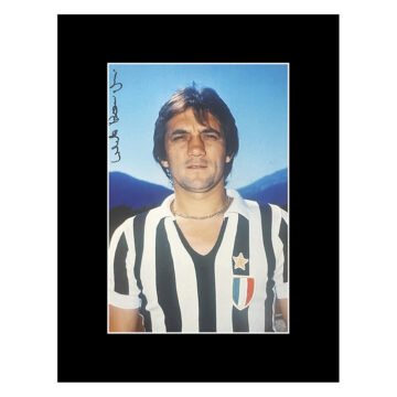 Signed Roberto Boninsegna Photo Display - 16x12 Juventus Icon