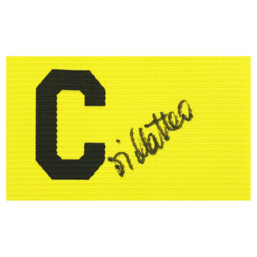 Signed Roberto Di Matteo Captain Armband - Chelsea Icon Autograph