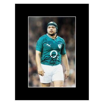 Signed Rory Best Photo Display 16x12 - Ireland Rugby Icon