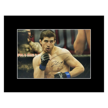 Signed Rustam Khabilov Photo Display - 16x12 MMA Autograph