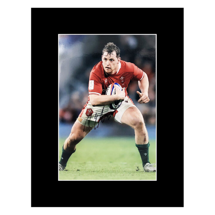 Signed Ryan Elias Photo Display 16x12 - Wales Rugby Icon