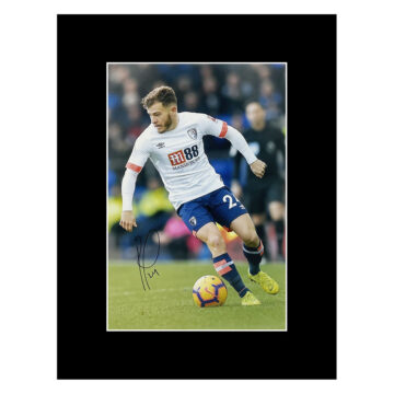 Signed Ryan Fraser Photo Display 16×12 – AFC Bournemouth Icon