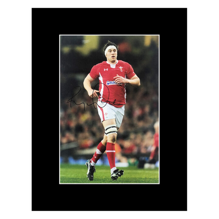 Signed Ryan Jones Photo Display 16x12 - Wales Icon