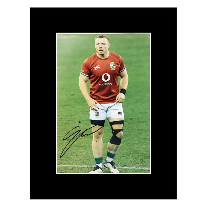 Signed Sam Simmonds Photo Display 16x12 - British & Irish Lions Icon