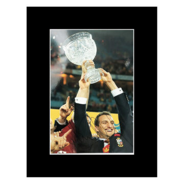 Signed Sam Warburton Photo Display 16x12 - British & Irish Lions Icon