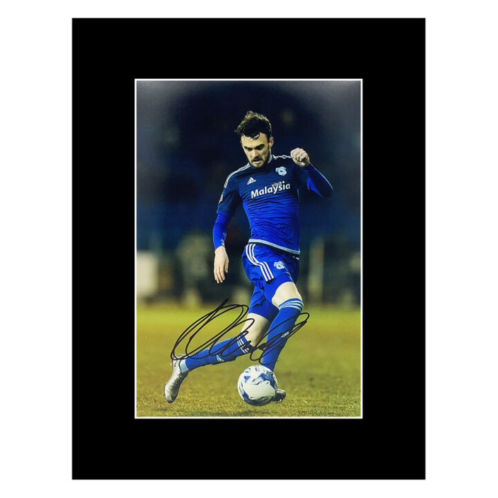 Signed Scott Malone Photo Display 16x12 - Cardiff City Icon