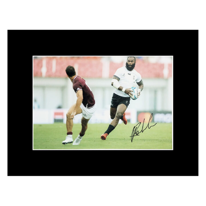 Signed Semi Radradra Photo Display 16x12 - Fiji Icon