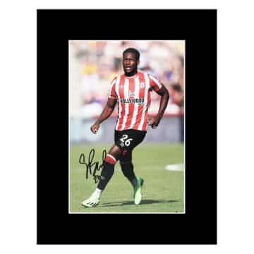 Signed Shandon Baptiste Photo Display 16x12 - Brentford Icon