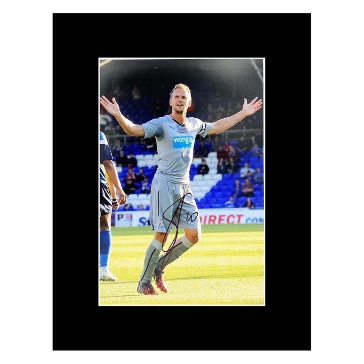 Signed Siem de Jong Photo Display - 16x12 Newcastle United Icon