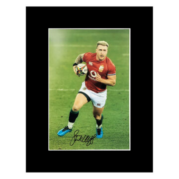 Signed Stuart Hogg Photo Display 16x12 - British & Irish Lions Icon Autograph