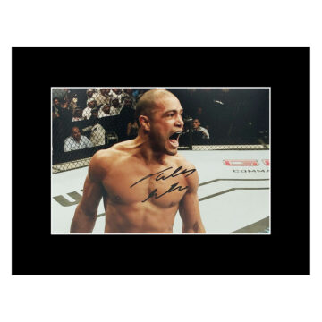 Signed Thales Leites Photo Display - 16x12 MMA Icon