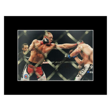 Signed Thales Leites Photo Display 16x12 - UFC Icon