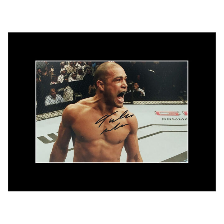 Signed Thales Leites Photo Display - 16x12 UFC Icon