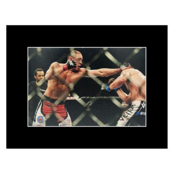 Signed Thales Leites Photo Display 16x12 - UFC Icon Autograph