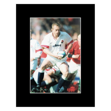 Signed Tim Rodber Photo Display 16x12 - England Icon