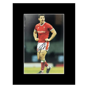 Signed Tomos Williams Photo Display 16x12 - Wales Rugby Autograph